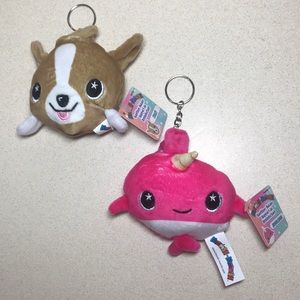Moosh-Moosh Key & Sanitizer holders puppy unicorn